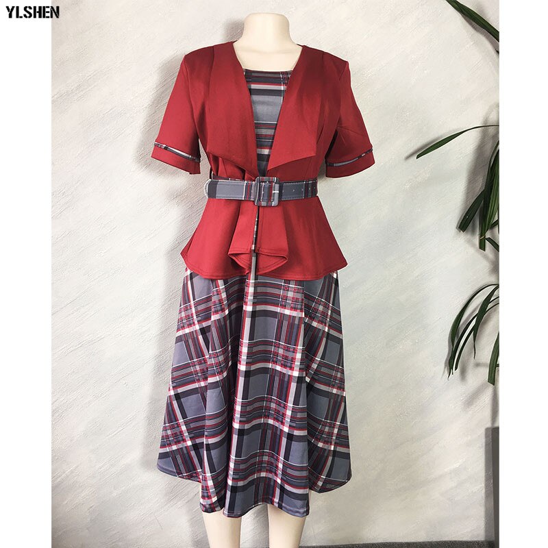 Vestidos africanos para As Mulheres Grade Roupas Vestido Bazin Africano Ankara Dashiki Vestidos Moda Elegante Estilo Senhoras Roupa Africana: Wine red / XXL
