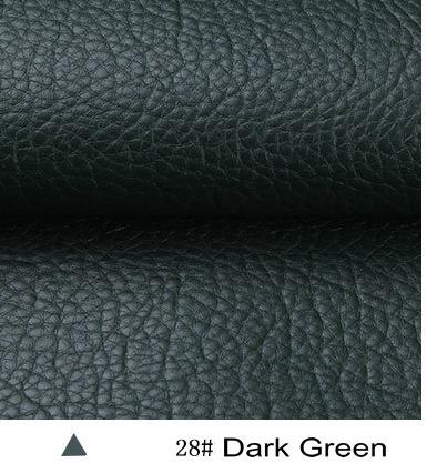 100 x 135cm 24 farver litchi pu læder stof for meter syntetisk kunstlæder stof til syning gør-det-selv taske sofa møbelmateriale: 28