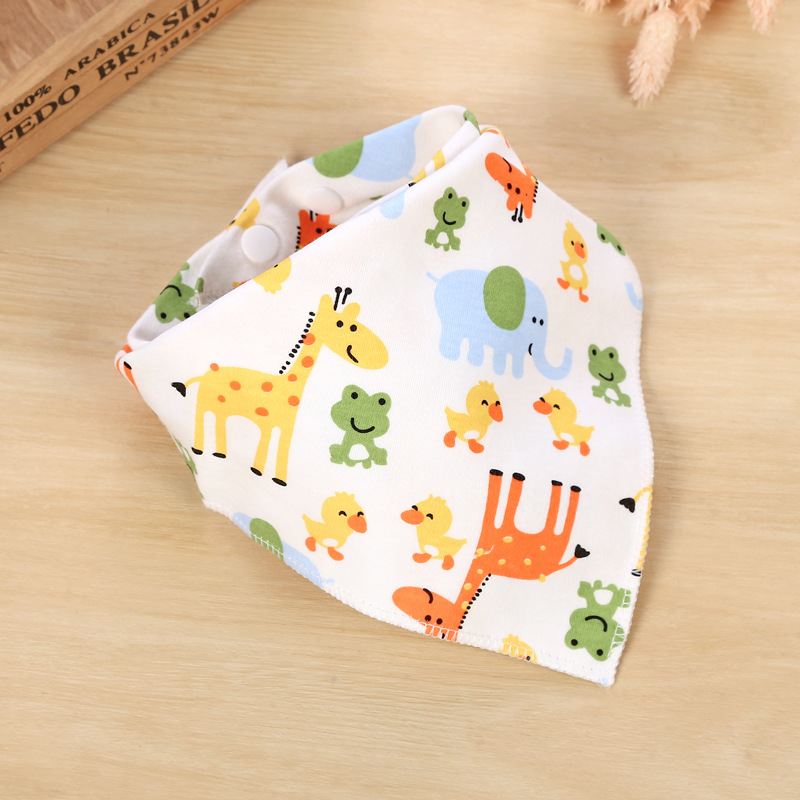 1 Pcs Beveiliging Slabbetjes Katoen Babyvoeding Kiel Zuigeling Burp Doeken Cartoon Speeksel Handdoek Baby Eten Accessoire Zachte Baby Stuff: Rood