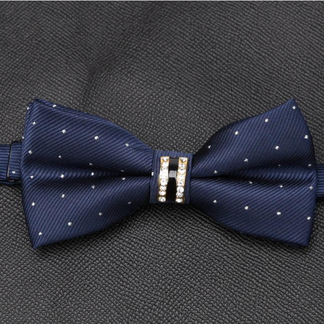 Men Luxurious Bowtie Groom Mens Striped Plaid Cravat Gravata Butterfly Wedding Bow Ties for Male Accessories Tie: LD-Z-05