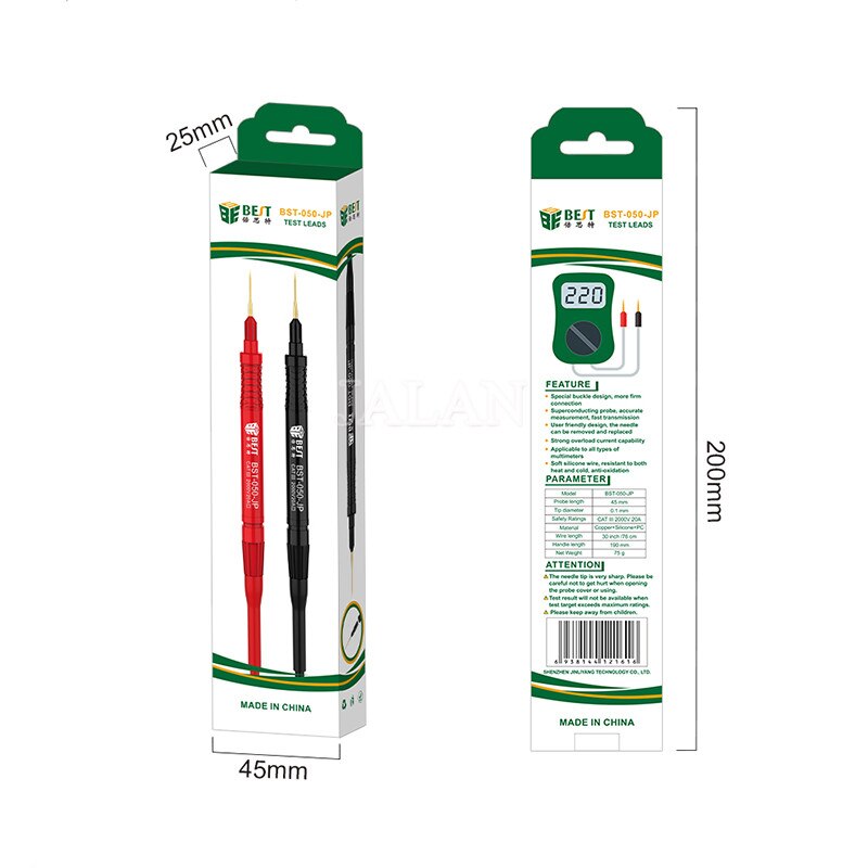 Câbles de mesure d'ammètre BST-050-JP