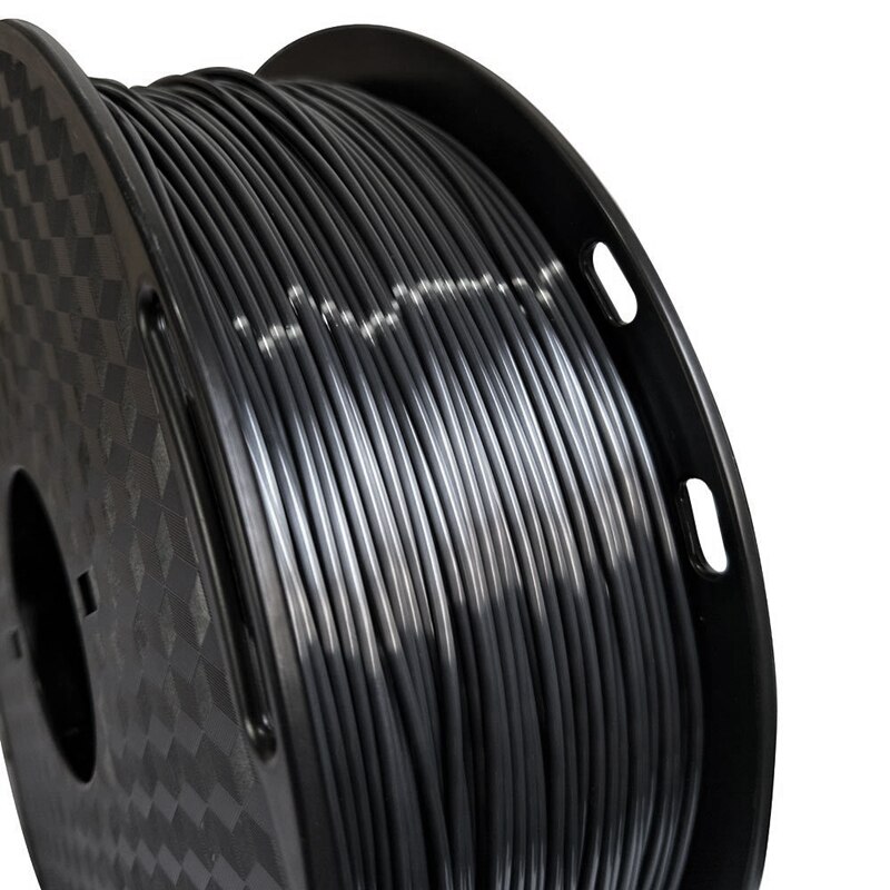 Pla 3d printer silke sort filament 1.75mm 250g/500g/1kg 3d print filamenter silkeblød skinnende sublimation materialer forsyninger