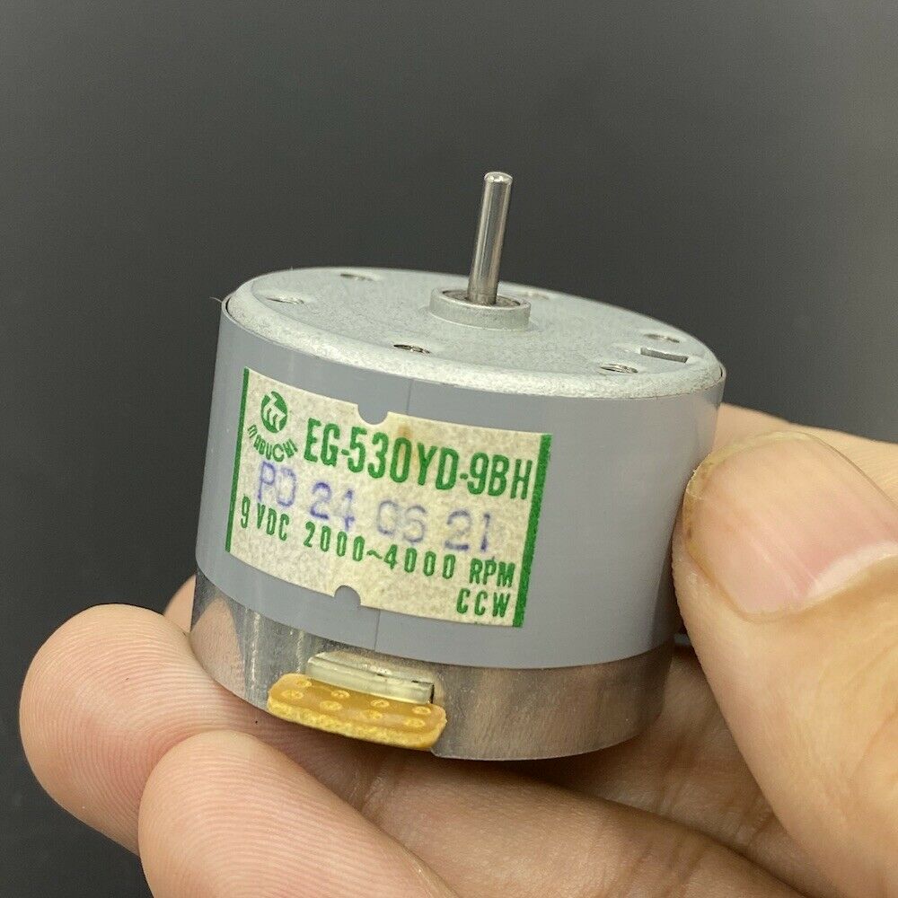 Japan MABUCHI z.B-530YD-9BH/ z.B-530YD-2B Motor- DC 9V/ 12V 2000RPM-4000RPM CCW Winde Band Deck Recorder Audio- Spindel Motor-