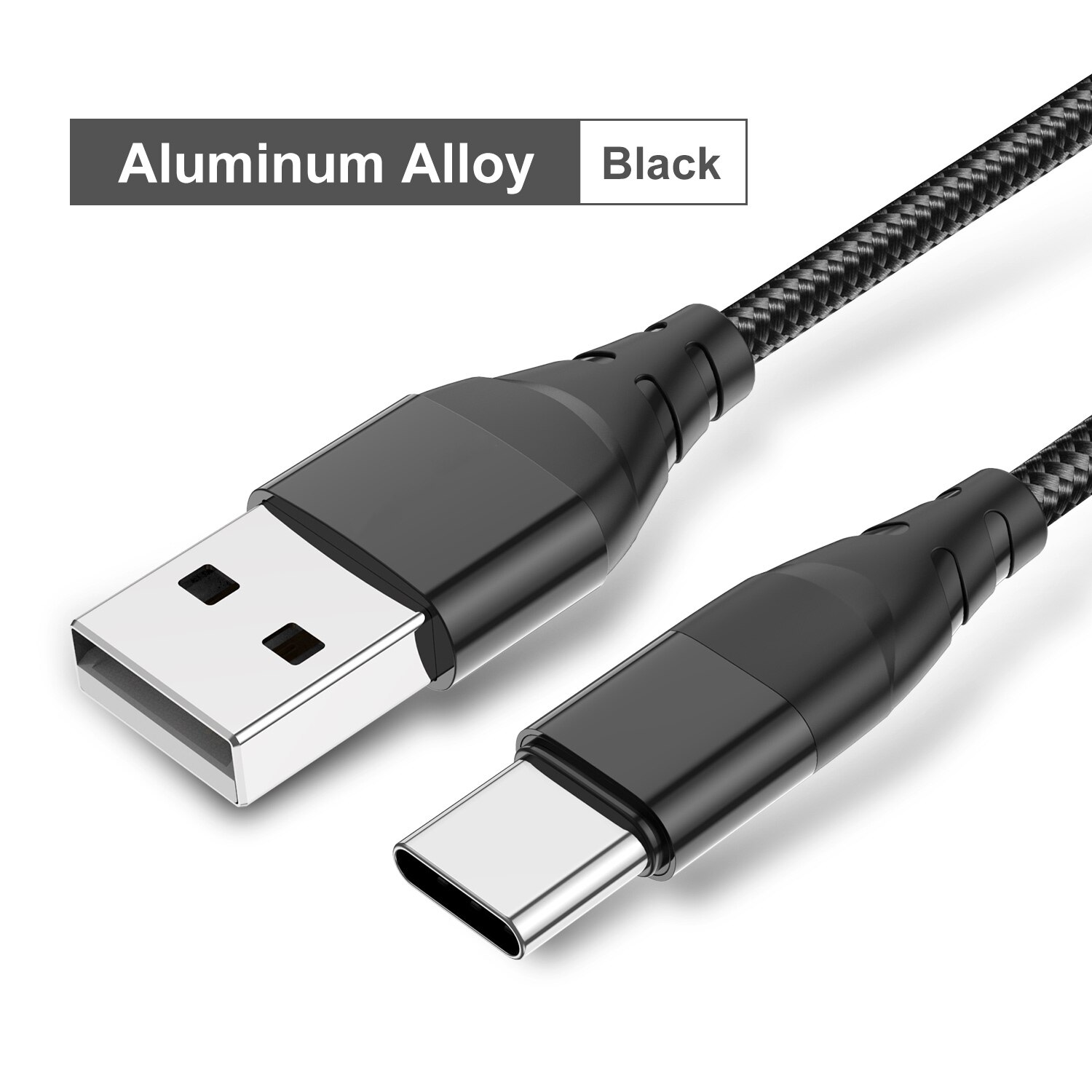 Lovebay 3A Snelle Charger Cable Usb C Type C Voor Xiaomi Samsung Huawei Quick Opladen 3.0 Snel Opladen Ondersteuning Data transmissie: Black / 0.3M