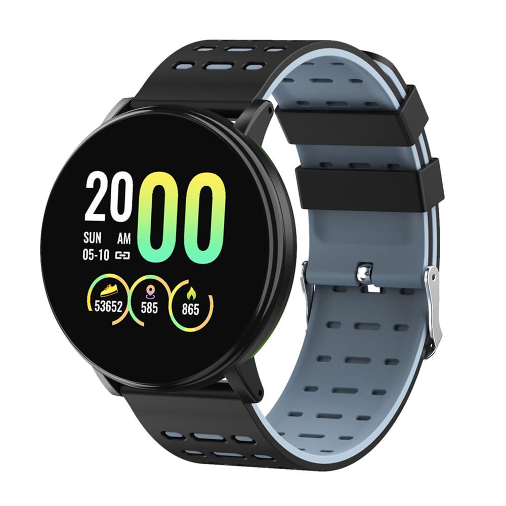 Fitness tracker skridttæller 119 plus smart ur armbånd  ip67 bluetooth søvn puls blodtryksovervågning armbåndsur: Opgrader grå