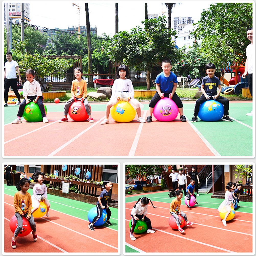 Verdikte Stuiterende Bal Opblaasbare Oefening Bal Springen Bal Fitness Pvc Apparatuur Balans Springen Speelgoed Voor Kinderen