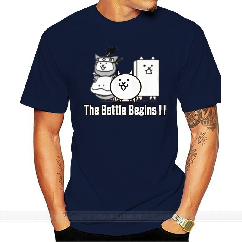 Men T Shirt Battle Cats Women t-shirt cotton tshirt men summer t-shirt euro size: navy blue / XXXL