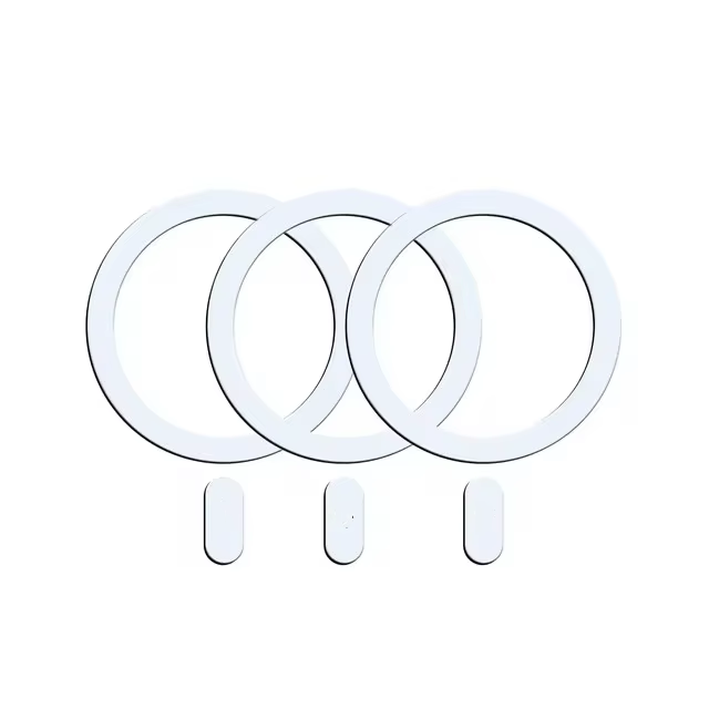 Magnetischer Ring - Universeller Metallaufkleber für Magsafe kabellos Ladegerät & Autohalterung: Orange