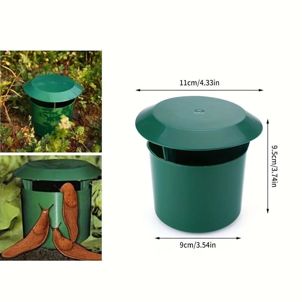 Scatola trappola per lumache, trappola per lumache di alta qualità, riutilizzabile, adatta per cortili, giardini, trappole per lumache di alta qualità e parassiti da giardino