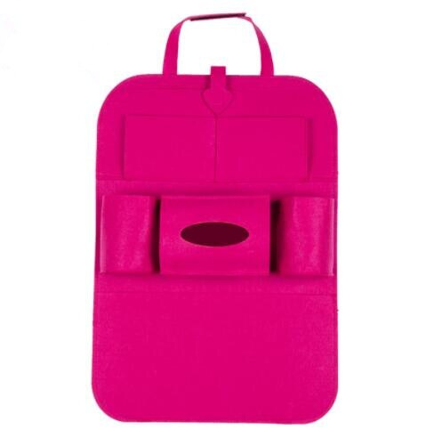 Universelle Wasserdichte Auto Rücksitz Organizer Lagerung Tasche Multifunktionale Humanisierte Lagerung Tasche Filz Abdeckungen Zurück Sitz Taschen: roseres
