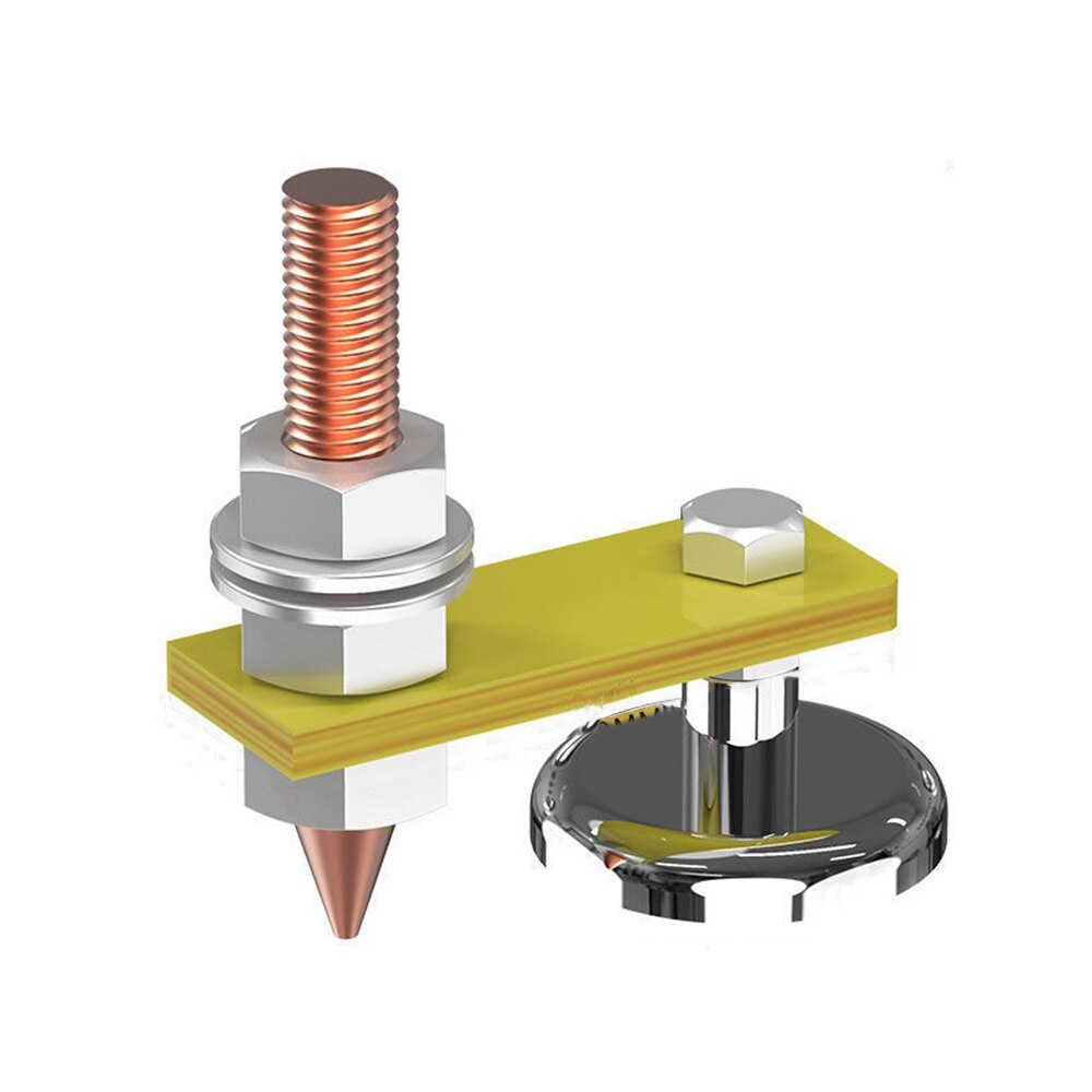 Welding Magnet Strong Head Tail Weld Ground Clamp Connector Large Suction Absorbable Electric Magnetic Grounding Head: A