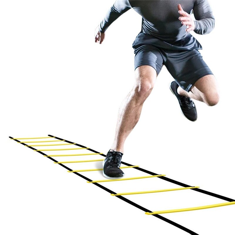 Agility Ladder Agility Training Ladder Speed Flat Rung met Draagtas voor Sport Voetbal, Basketbal, voetbal 6 m 12 Rung