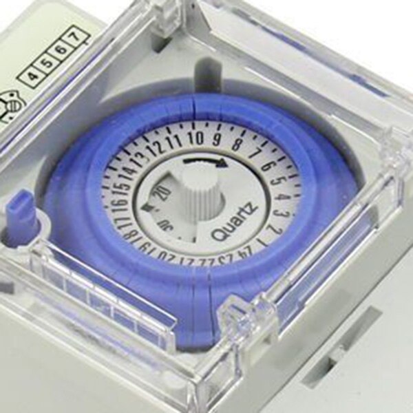 SUL181H Mechanical Timer 24 hours Time Switch Relay Electrical Programmable Timer 24 hour Din Rail Timer Switch