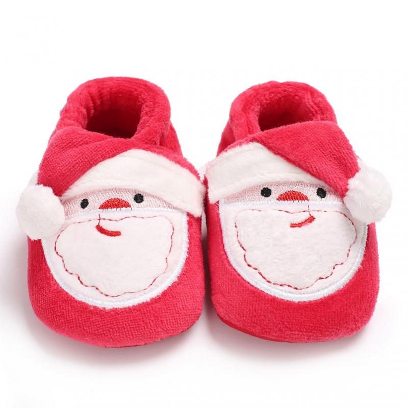 Weihnachten Baby Schuhe Baby Schuhe Weiche Sohle Baby Schuhe Jungen Mädchen Winter Warme Santa Claus Erste Wanderer Nette Weihnachten Baby stiefel: 02 / 13