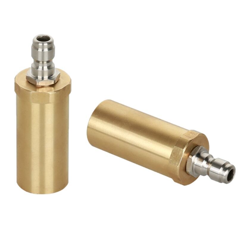 Høytrykks roterende dyse av rent kobber 3600 psi innenlands 360 grader keramisk spole vaskedyse bilvaskeverktøy tilbehør