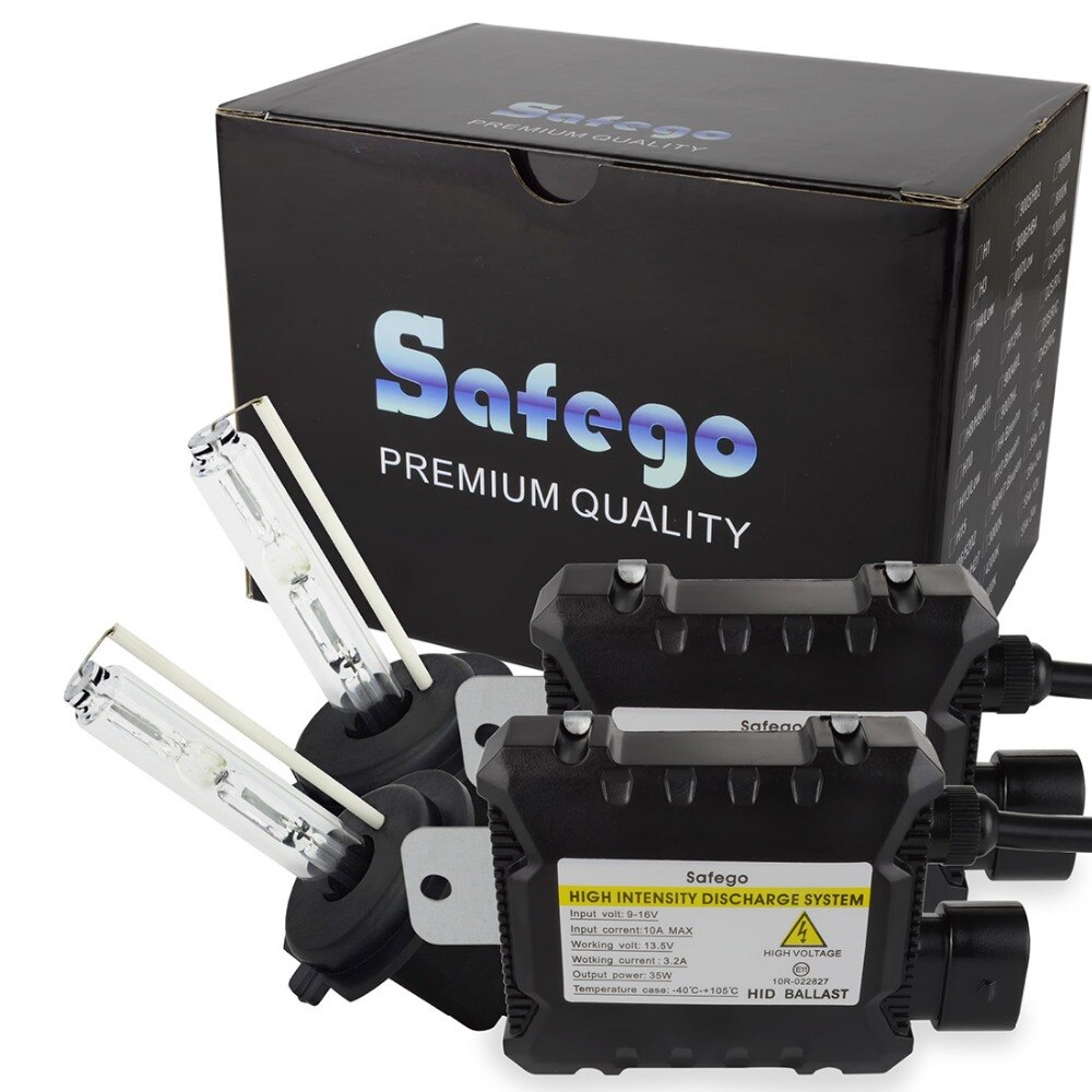 Safego linterna del coche kit de Xenón hid H1 H3 H8 H9 H10 H11 9005 9006 xenon H7 H4 kit de Xenón HID iluminación Auto