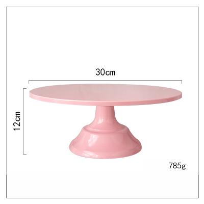 Sweet go Grand boulanger présentoir à gâteaux 12 pouces blanc outils de mariage Fondant ustensiles de cuisson Cupcake décoration fournitures Dessert Table Pops: Baby pink