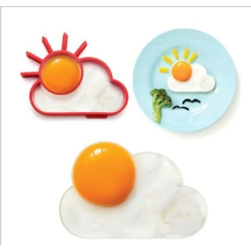 Molde para tortilla de desayuno, molde moldeador de anillo para tortitas y huevos de silicona, herramienta de cocina, accesorios de cocina DIY, dispositivo separador de huevos de plástico