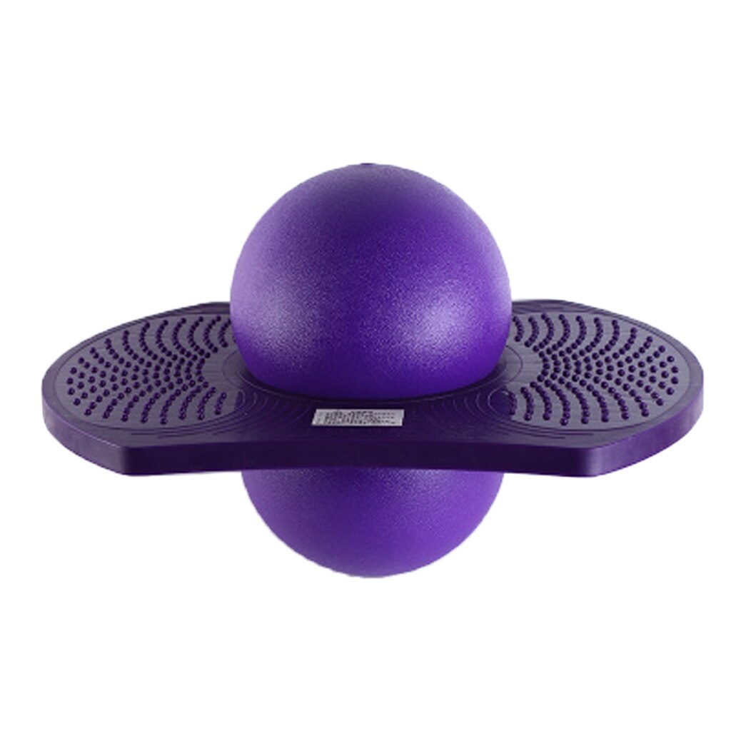 Plataforma de equilibrio para exteriores de verano, pelota saltador para niños, patio de recreo, deporte y entrenamiento, juguete de competición-púrpura