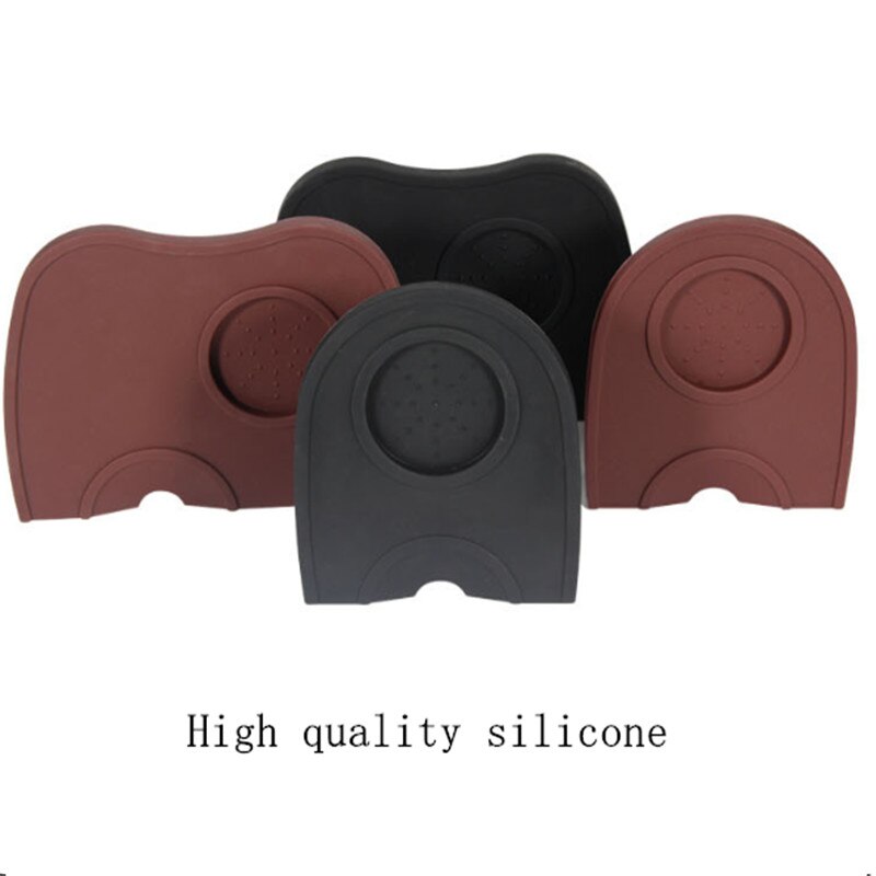 Handmatige koffie siliconen pad stampmat barista koffie espresso stampen latte art pen stamper houder thuis koffie accessoires