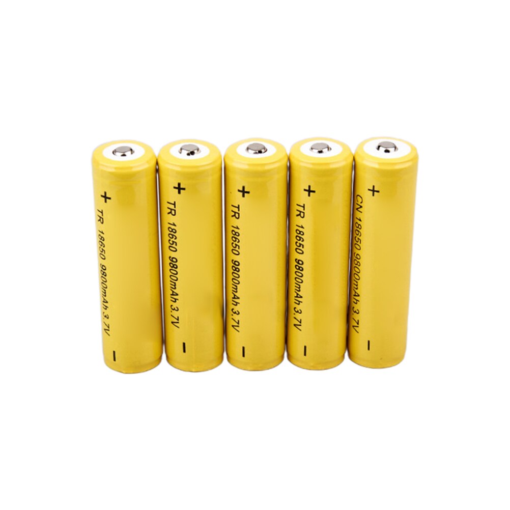 4PCS 3.7 (V) 9800mah 18650 High Power Discharge Lithium Rechargeable Battery With Battery Box For Flashlight Batteries