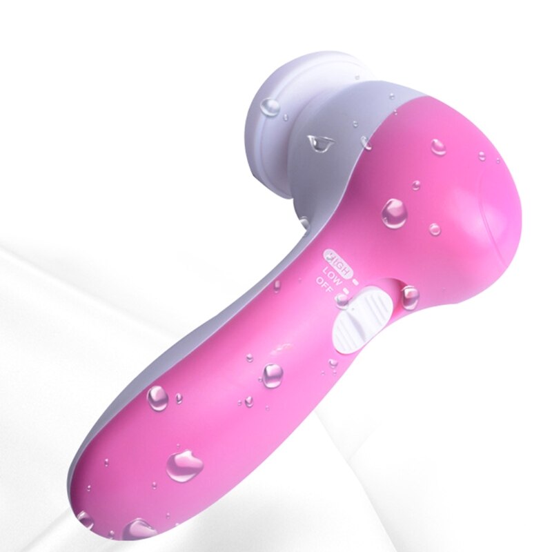 Appareil de Massage 5 en 1 pour le visage, Machine à laver électrique, nettoyeur des pores du visage, nettoyage du corps