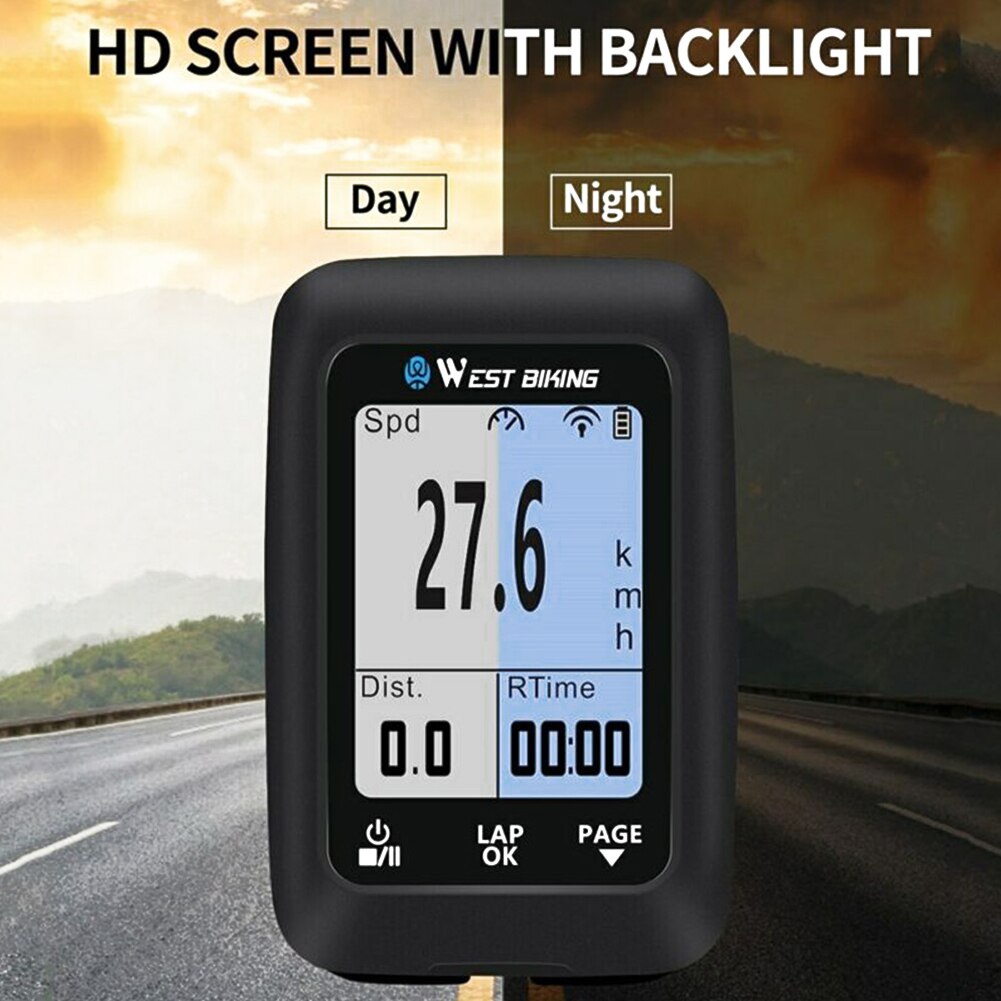 GPS Bike Computer Wireless Speedometer Waterproof Road Bike MTB Bicycle Bluetooth ANT+ Backlight Cycling Computers In Stock