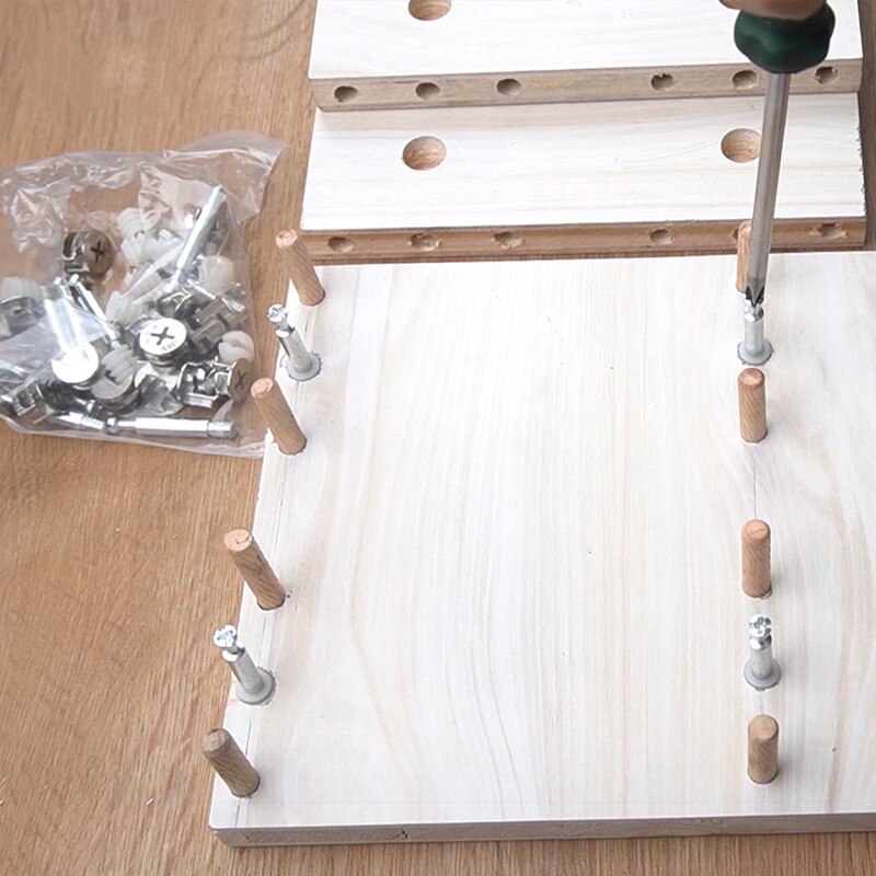 GanWei 3 in 1 Adjustable Doweling Jig Woodworking Pocket Hole Jig With 8/15mm Drill Bit For Drilling Guide Locator Puncher Tools