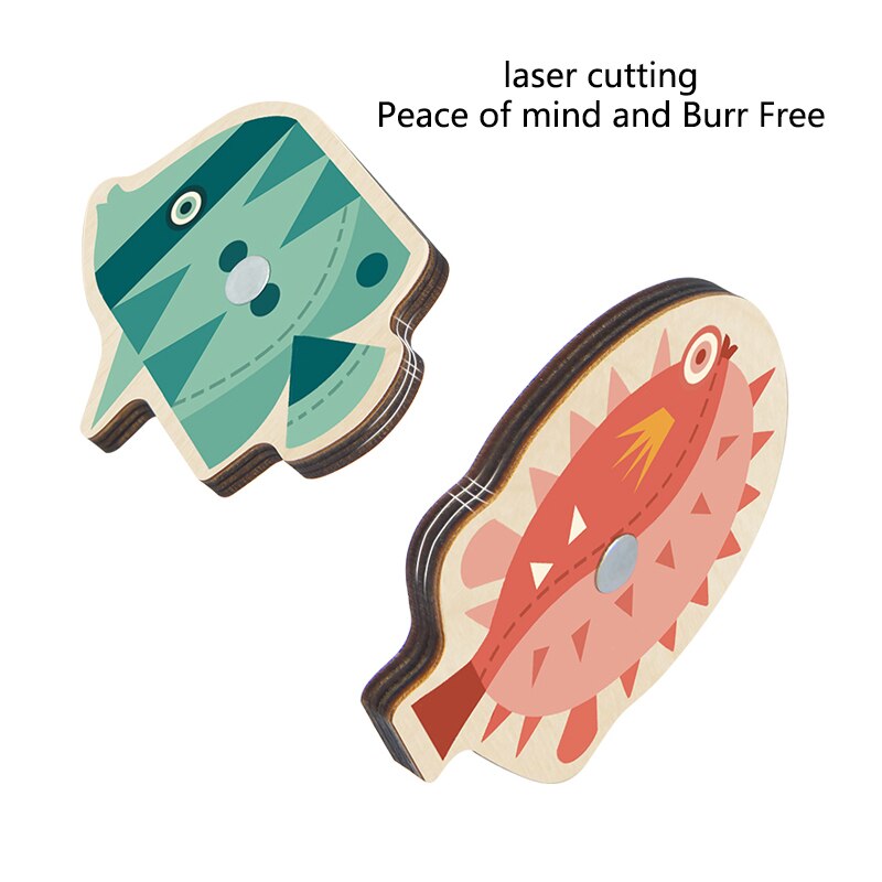 MiDeer 3D Giocattoli Di puzzle Magnetico in Legno per Bambini Educativi di Pesca Divertente Gioco di Bambini Dei Capretti Del bambino Regali Pesca Interattivo Gioco Da Tavolo