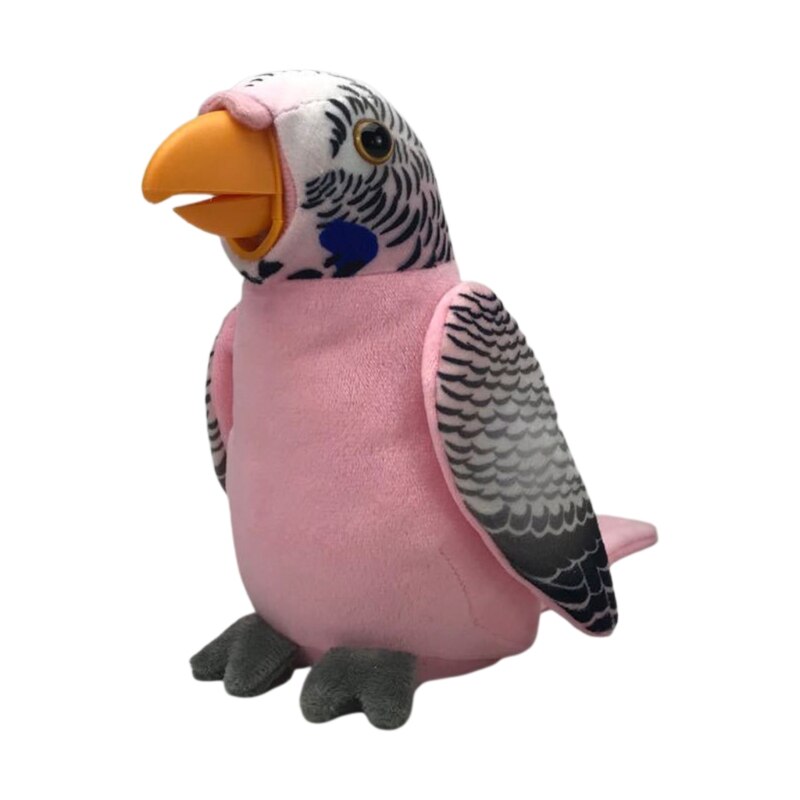 Multifunktions Elektrische Plüsch Papagei Sprechen Reden Wiederholen Winken Vogel Puppe Spielzeug L9CD: 8