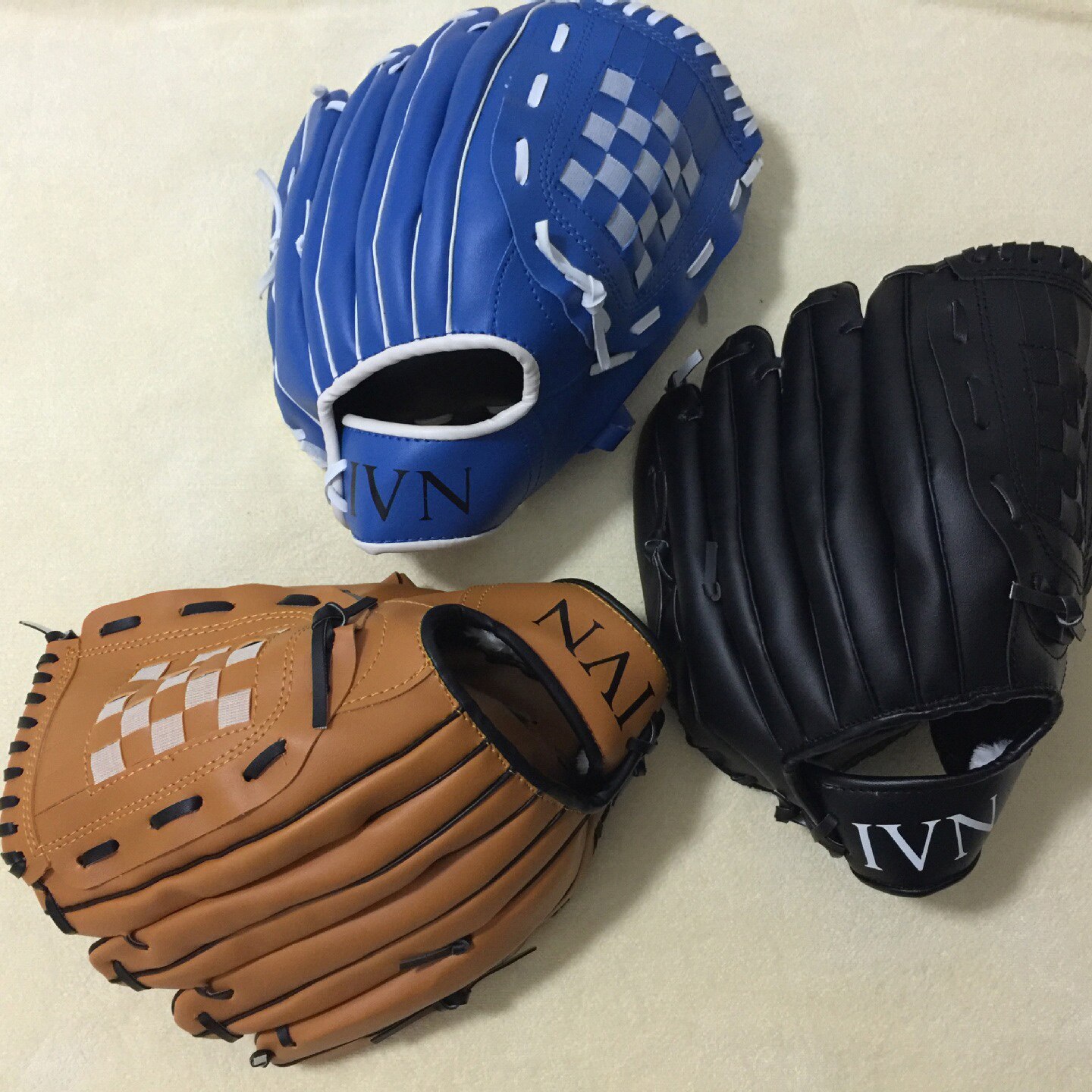 La mano izquierda De guante De béisbol De cuero De accesorios para equipos De béisbol niños Guantes De Puerto Set De béisbol