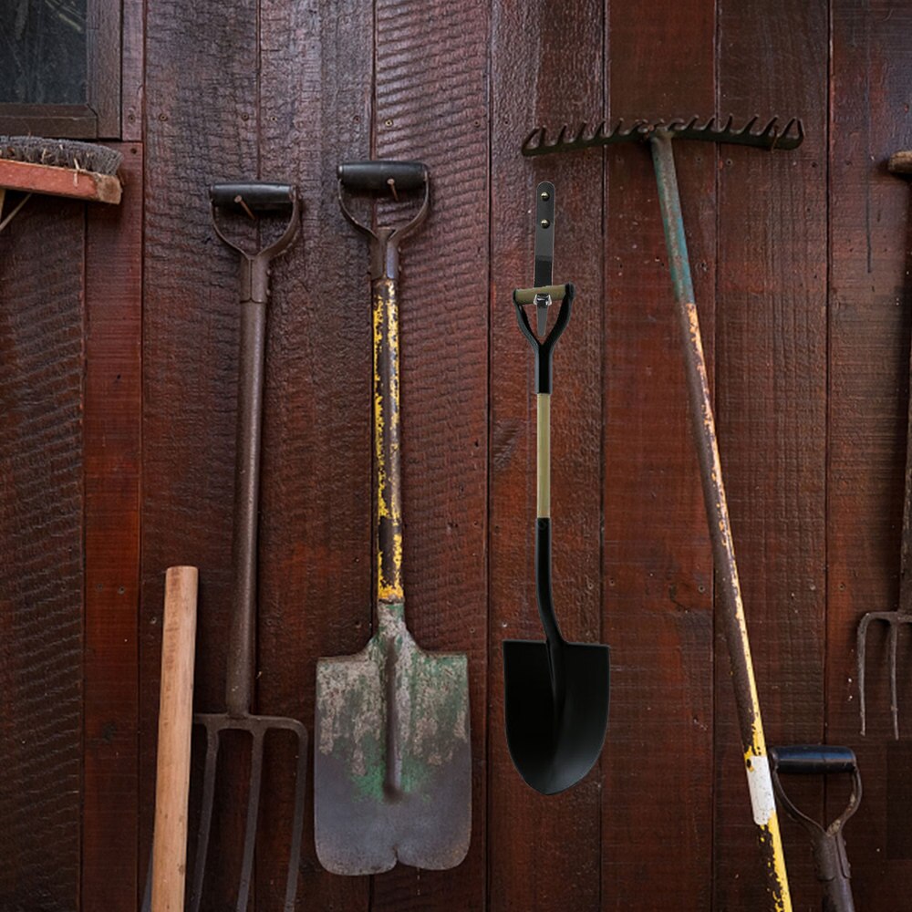 5pcs Metal Hanging J Shape Hooks Household Living Room Bedroom Heavy-duty Hanger for Hats Clothes Props with Screws (Black)