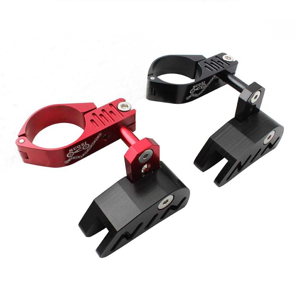 Fiets enkelvoudige schijf kettinggeleider beschermer mountainbike aluminiumlegering kettingspanner mtb rode fiets onderdelen accessoires