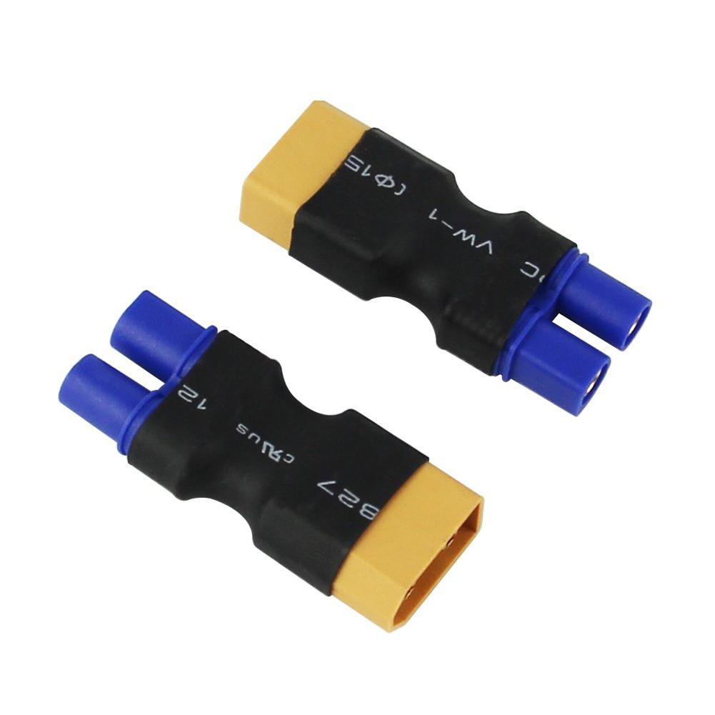 3-Pack XT60 Revolutie EC3 Vrouwelijke Plug Converteert Batterij En XT60 Om EC3 Op Elektronische Snelheidsregeling Mannelijke-vrouwelijke Type Batterij Con