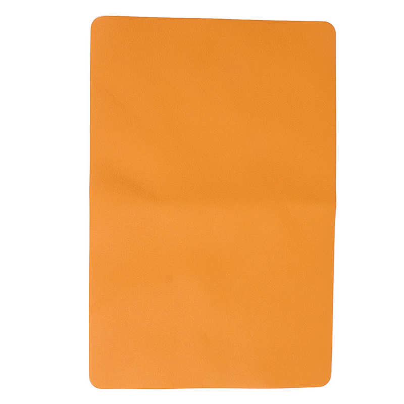 Nail Mat Orange Manicure Mat Double Sided Leather for Nail Salon for Home