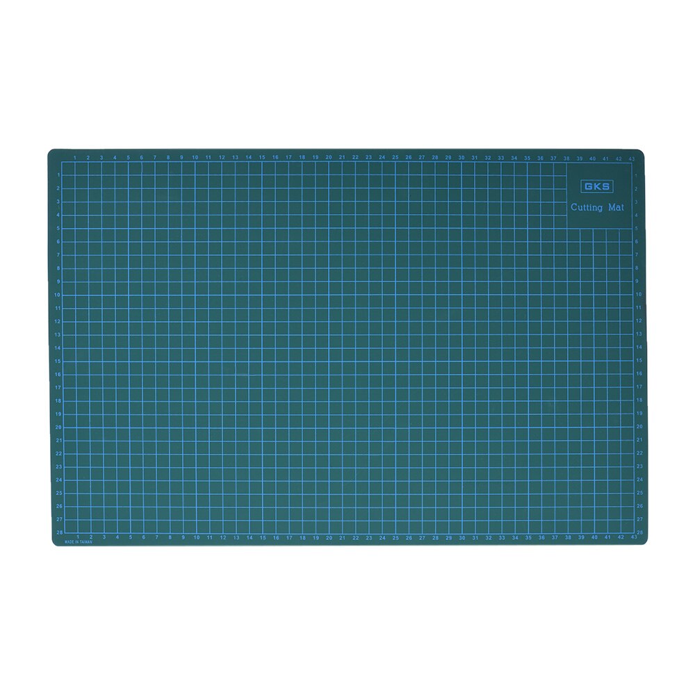 Aibecy GKS PVC A3 Cutting Mat Manual DIY Tool Cutting Board Double-sided Self-healing Cutting Pad 5cm Grids Patchwork Tools