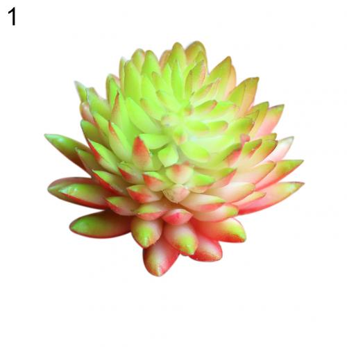 Mini bonsái Artificial de plástico para decoración de hogar y oficina, plantas suculentas de Echeveria, 1 unidad: 1