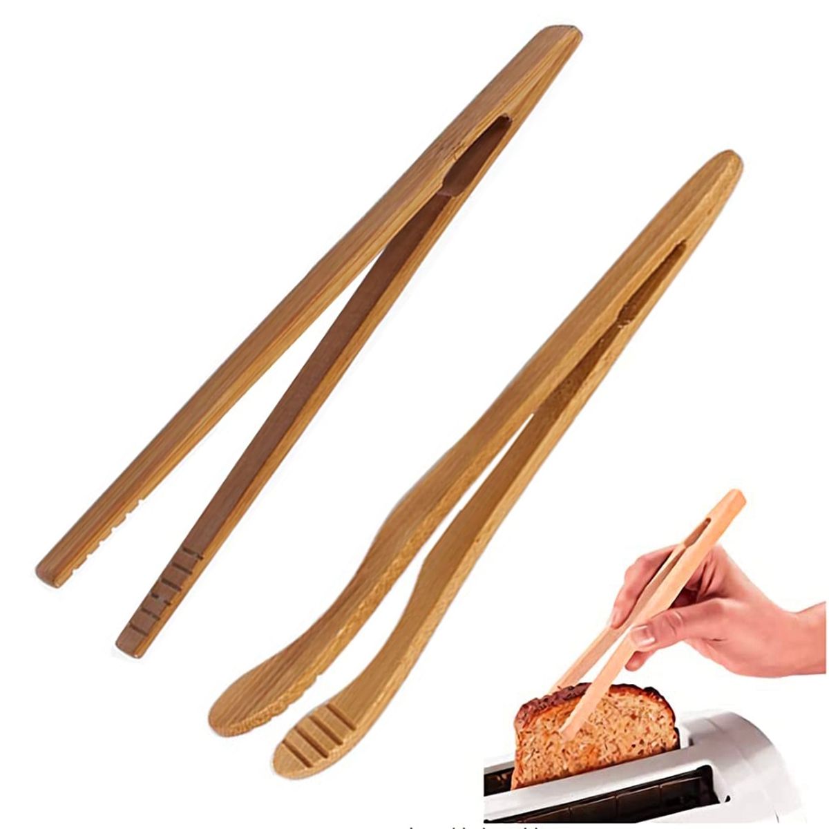 Brød frugt køkken bambus madlavning ost mad tang griber te pincet toast klip