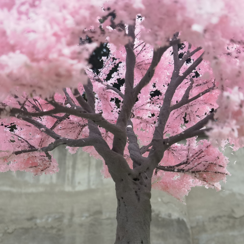 10-25cm simulation cherry blossom tree model flower tree Japanese doll house decor landscape animation garden scenery diorama