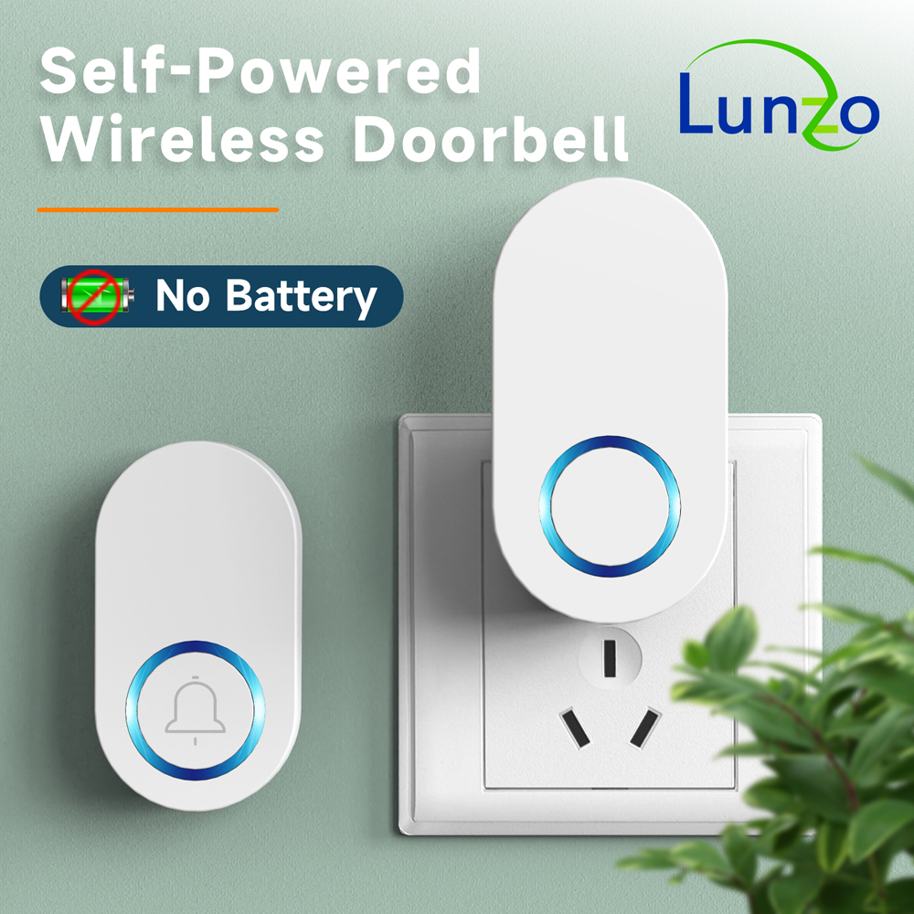 Timbre electrónico de puerta delantera de 220v, tarjetas pcb inalámbricas, cascabel, resistente al agua, timbre de generación de energía para habitación de hotel y hogar
