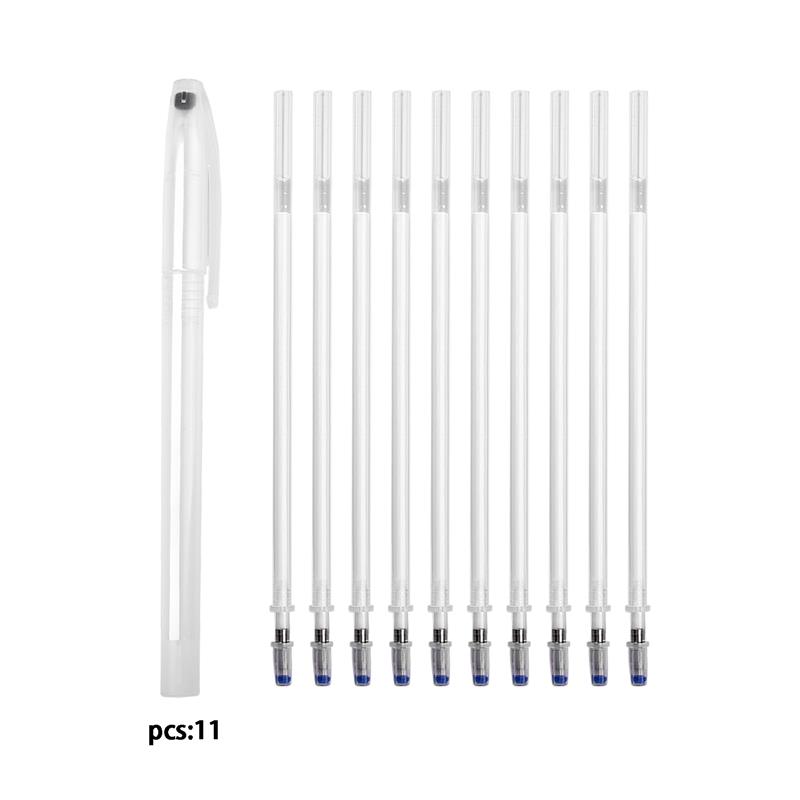 Stylo marqueur magique effaçable à la chaleur, 10 pièces/ensemble, stylo pour tissu disparaissant la température, marquage de ligne, accessoires de couture artisanaux pour bricolage: kaki foncé