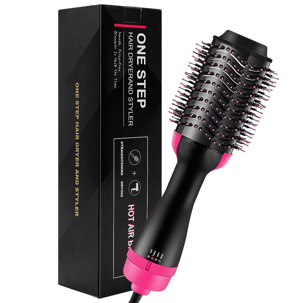 One Step Dryer Brush Combs Volumizer Blower Cold Air Straightening Curling 3-in-1 Brushes Smooth Frizz Ionic Hair Fluffy