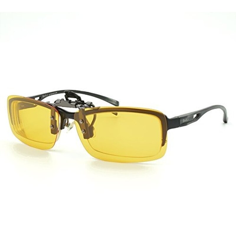 Polarisierte Sonnenbrille Clip Stock Sonne Brillen Gelb Nachtsicht Brille Nacht Harz Linse Fahren Brillen