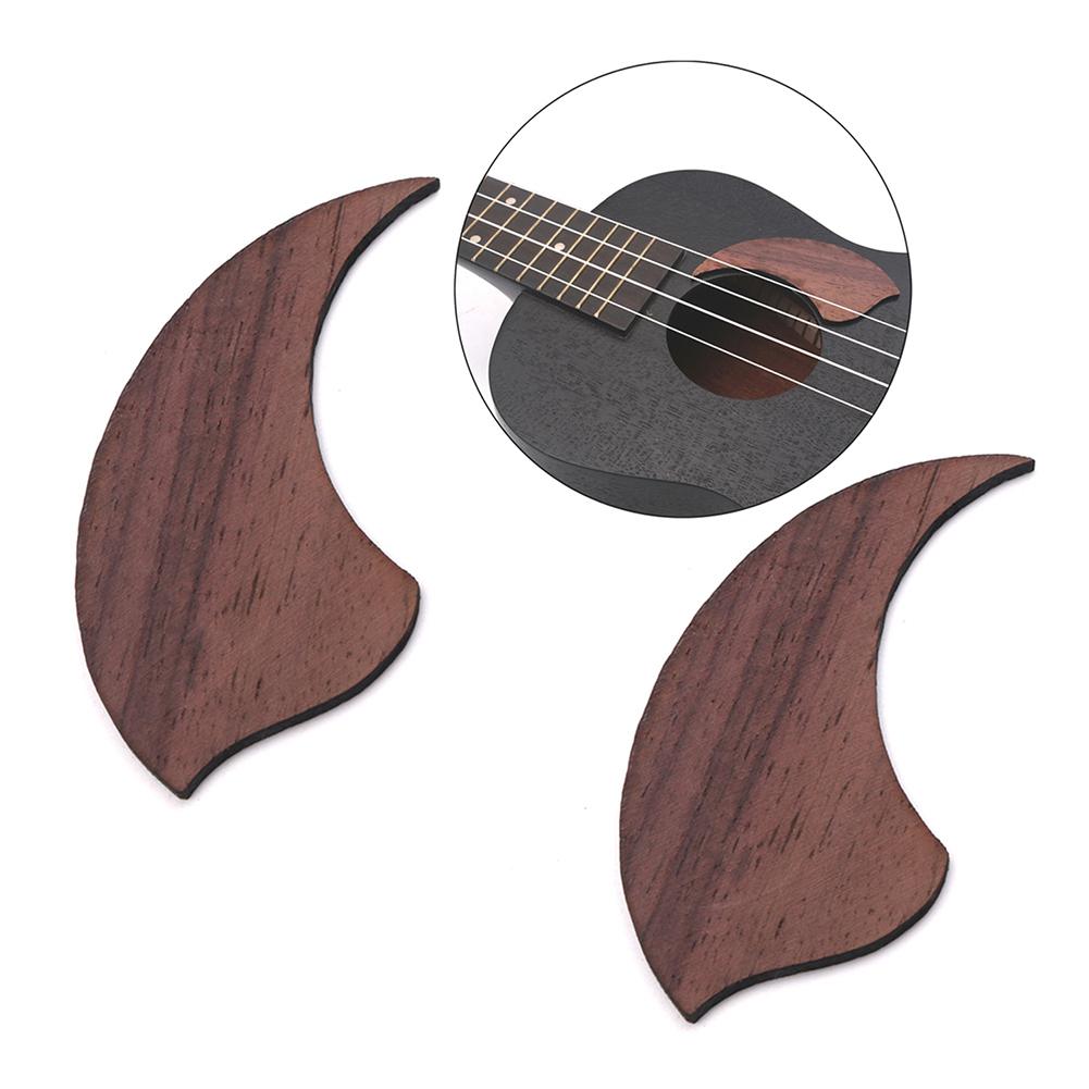 Bedst sælgende 2 stk ukulele pickguard dråbe palisander skjold træskærme musikinstrument tilbehør: Default Title