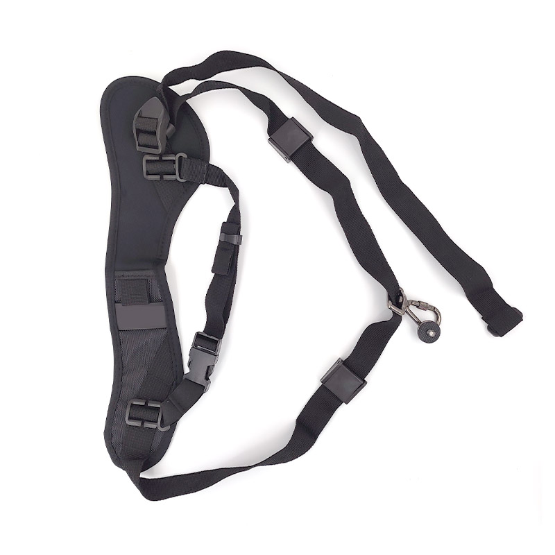 Ceinture de cou pour appareil photo numérique DSLR, sangle d&#39;épaule Portable, accessoires pour appareil photo Nikon Sony: Black Shoulder Strap