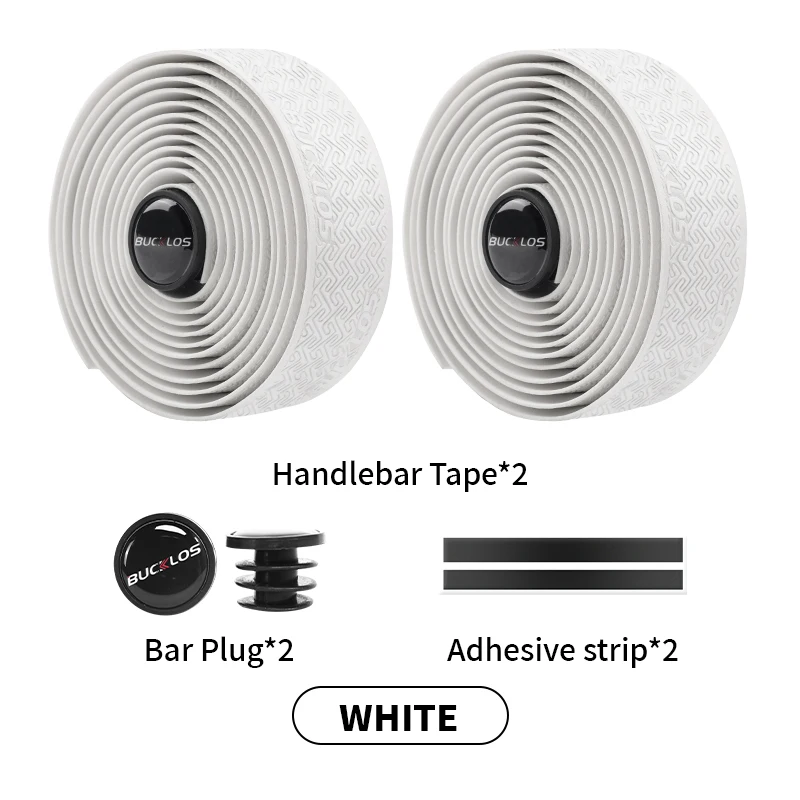 BUCKLOS cintas para manillar de bicicleta, cinta para manillar de bicicleta de carretera, antideslizante, impermeable, envoltura para barra de ciclismo, accesorios para bicicleta de carretera: Rojo