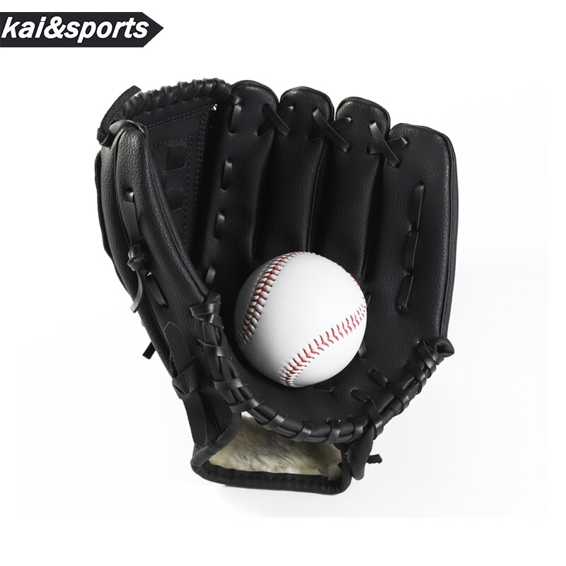 Baseball Handschoen lederen PU Werpers Infielder baseball handschoenen handschoenen voor kinderen Tiener Volwassen