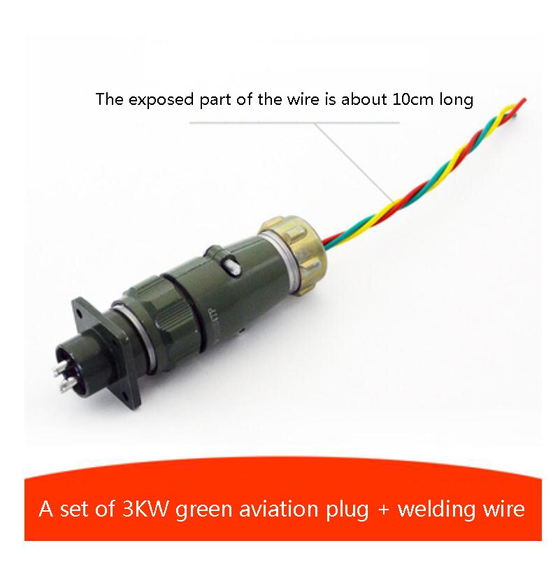 1pc H20 Engraving Machine Spindle Motor Plug Four Core Spindle Ceramics Aviation Socket: 10