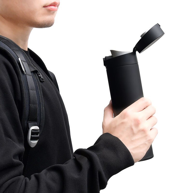 Xiaomi vesikuppi 2 sukupolven 480ml termospullo pitää lämpimänä/kylmä kuppi matka kannettava 316l ruostumaton teräs lukko yhdellä kädellä auki