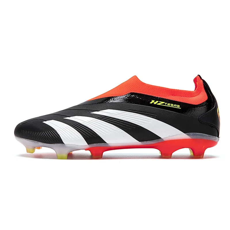 Männer Fußball Schuhe Turf Futsal Society Fußball Stiefel Training Sport Fußball Schuhe Professionelle Stollen Turnschuhe: Black / 44